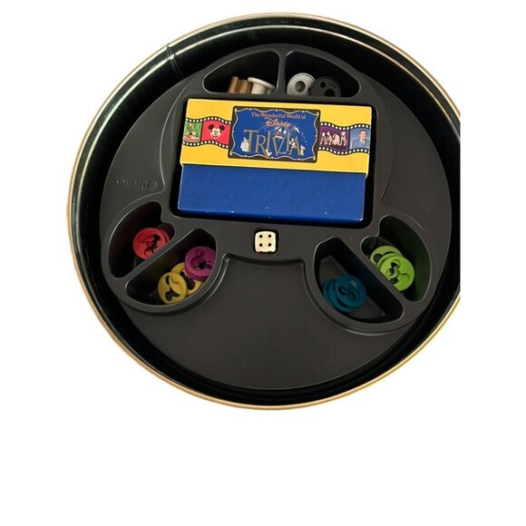 The Wonderful World Of Disney Trivia Game Collectible Tin Edition Complete - Picture 3 of 3